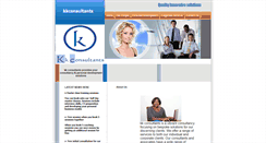 Desktop Screenshot of kkconsultants.com